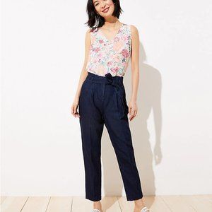 Tie Waist Slim Pants Size: M